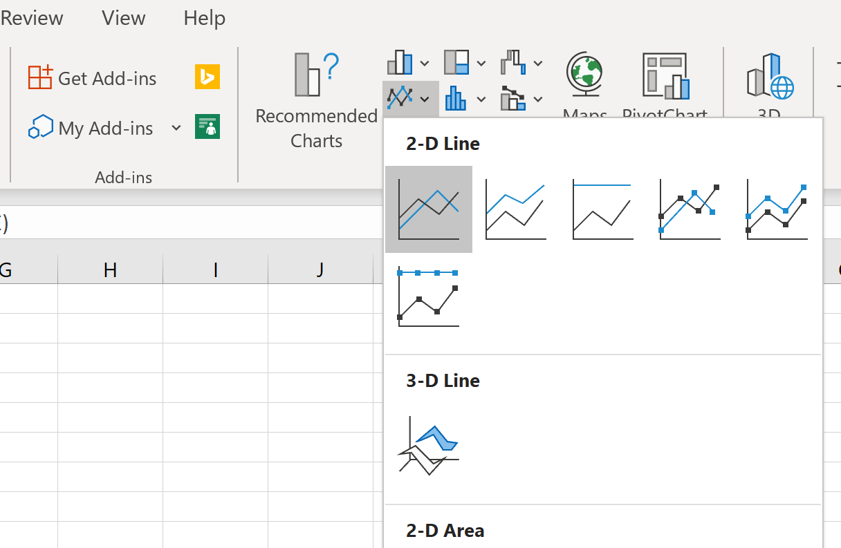 Bell curve plot in Excel