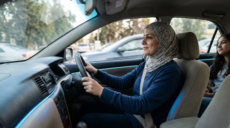 إضاءة ذكية داخل مقصورة السيارة تهدئ غضب السائقين بسرعة - Featured Image